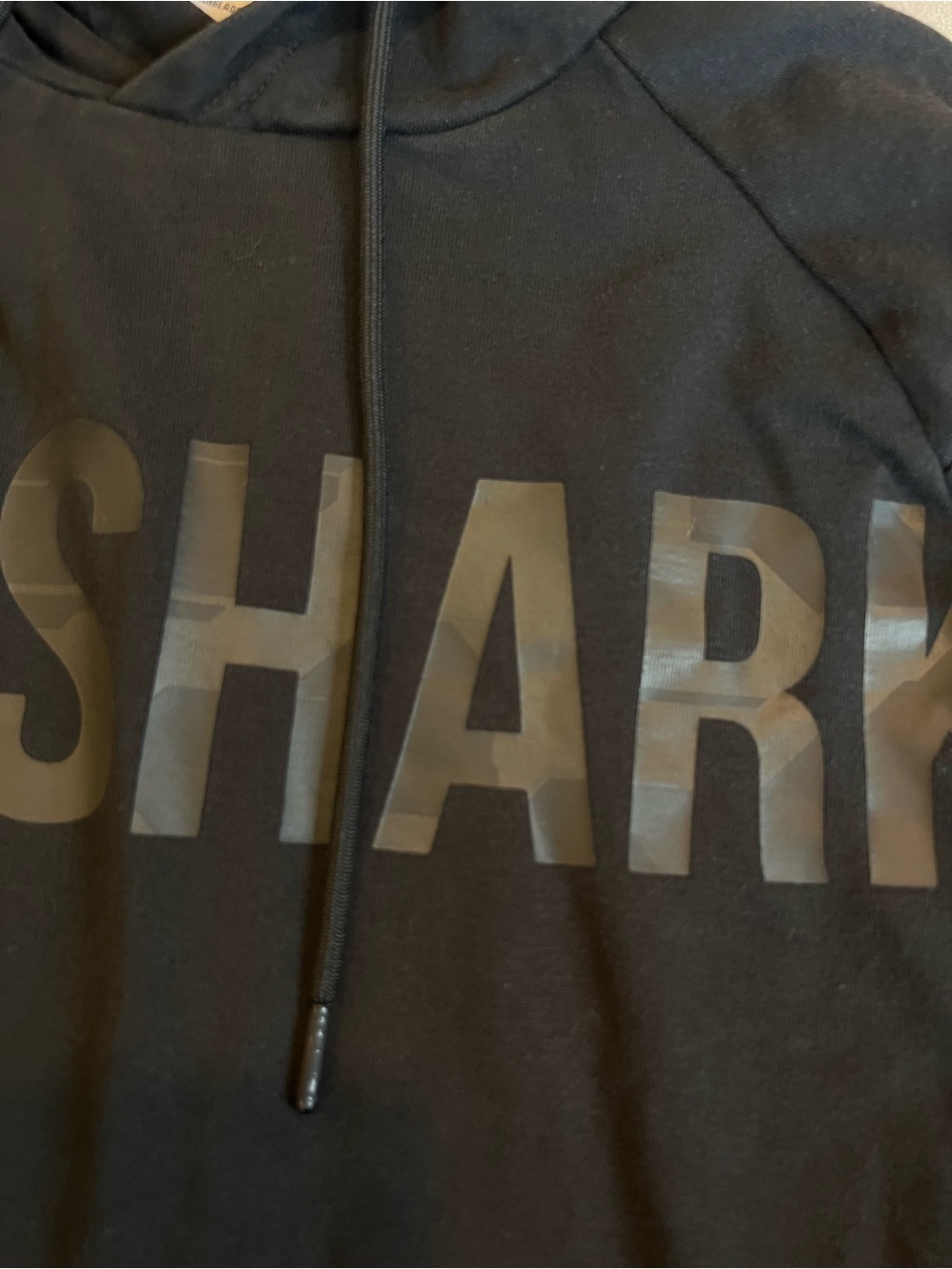 Gymshark Black Men's Camo Logo Hoodie - Picture 3 of 4